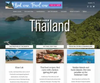 Fanclubthailand.co.uk(Online magazine from Thailand Tourism (UK & Ireland)) Screenshot