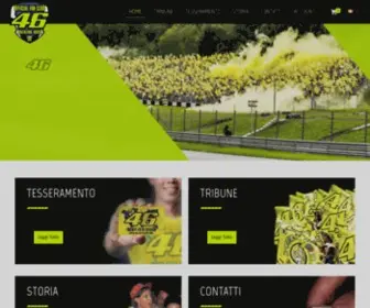 Fanclubvalentinorossi.com(Fans Club Ufficiale Valentino Rossi) Screenshot