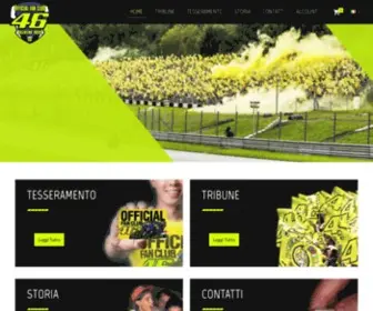 Fanclubvalentinorossi.net(Fan club ufficiale valentino rossi tavullia) Screenshot