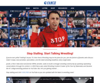 Fancowrestling.com(Fanco Wrestling) Screenshot