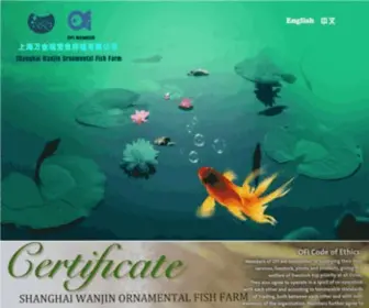 Fancy-Goldfish.com(Fancy goldfish in China) Screenshot