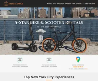 Fancyapple.com(Bike Rental in New York) Screenshot