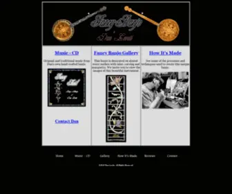 Fancybanjo.com(Fancy Banjo by Dan Levitt) Screenshot