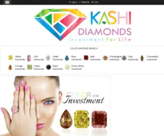 Fancycolordiamonds.me(Kashi Diamonds) Screenshot