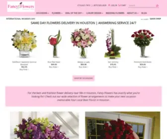 Fancyflowershouston.com(Houston Florist) Screenshot