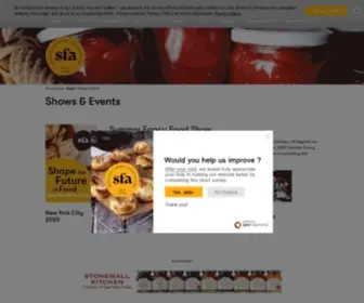 Fancyfoodshows.com(Shows & Events) Screenshot