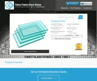 Fancyglass.co.in(Fancy Frame Glass Stores) Screenshot