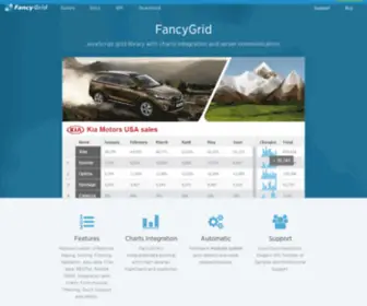 Fancygrid.com(JavaScript Grid Library for Enterprise) Screenshot