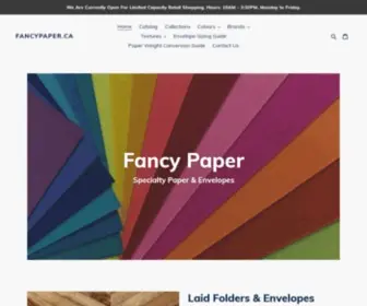 Fancypaper.ca(Fancy Paper) Screenshot