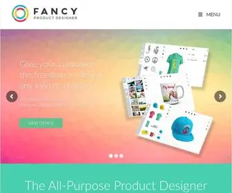 Fancyproductdesigner.com(Custom Visual Products Customizer) Screenshot