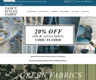 Fancystylesfabric.com(Fancy Styles Fabric) Screenshot