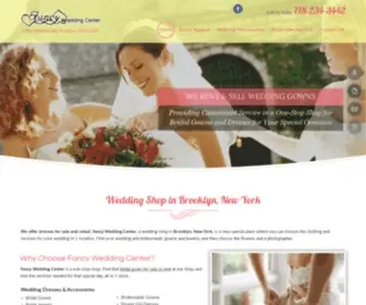 Fancyweddingcenter.com(Wedding Shop) Screenshot