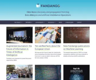 Fandango-Project.eu(FANDANGO) Screenshot
