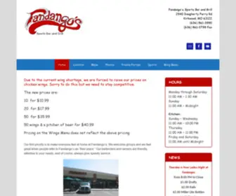 Fandangosstlouis.com(Sports Bar and Grill Fandango) Screenshot