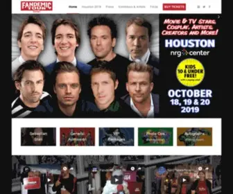 Fandemictour.com(A New Comic Convention Experience) Screenshot