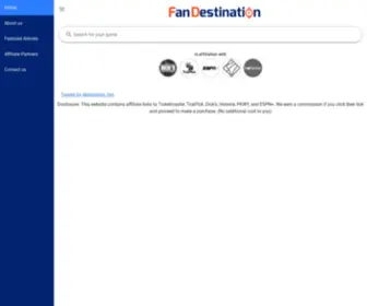 Fandestination.com(Fandestination) Screenshot