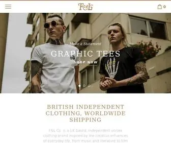 Fandl.co(Independent Clothing Brand UK) Screenshot