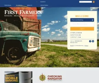 Fandmbank.com(First Farmers and Merchants Bank) Screenshot