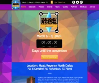 Fandomlegacycon.com(Fandom Legacy Con) Screenshot