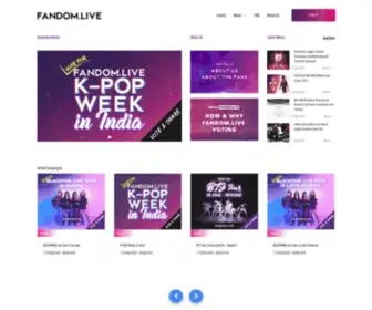 Fandomlive.co(Fandomlive) Screenshot