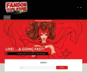 FandomtoyStore.com(Fandom Toy Store) Screenshot