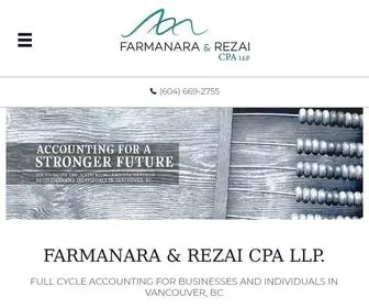 Fandr.ca(FARMANARA & REZAI CPA LLP) Screenshot