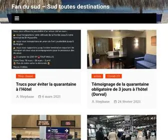 Fandusud.com(Fan du sud) Screenshot