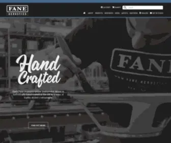 Fane-Acoustics.com(Fane Acoustics) Screenshot