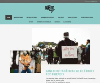 Fanethic.com(Fanáticas de lo ético y eco friendly) Screenshot
