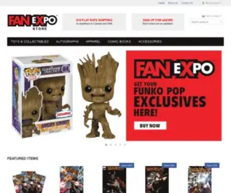 Fanexpostore.com(Fan Expo Store) Screenshot