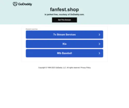 Fanfest.shop(Fanfest shop) Screenshot