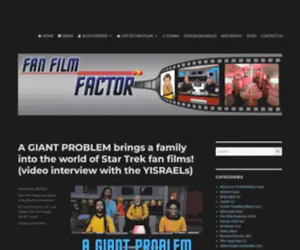 Fanfilmfactor.com(Exploring the world of Star Trek fan films) Screenshot