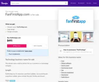 Fanfirstapp.com(fanfirstapp) Screenshot