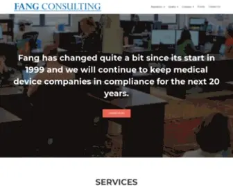 Fangconsulting.com(Fang Consulting) Screenshot