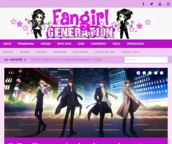 Fangirlgeneration.com(Shoujo, yaoi, fanservice y zukulencia) Screenshot