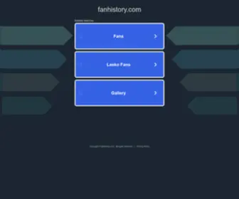 Fanhistory.com(Fanhistory) Screenshot
