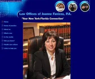 Fanizzalaw.com(Law firm in New York and Florida specializing in elder law) Screenshot