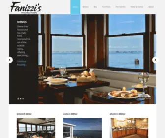 Fanizzisrestaurant.com(Waterfront Dining in Provincetown) Screenshot