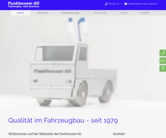 Fankhauser-Fahrzeugbau.ch(Fankhauser AG) Screenshot