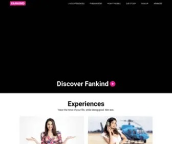 Fankind.org(Celebrity Fundraising & Charity Platform by Anshula Kapoor) Screenshot
