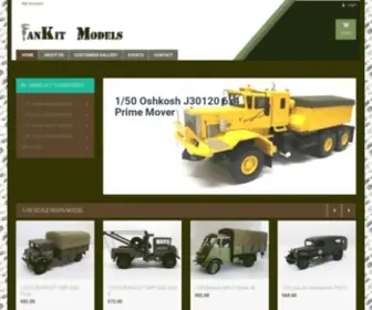 Fankitmodels.com(Our portfolio of models) Screenshot