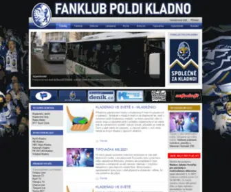 Fanklubpoldikladno.cz(Fanklub Poldi Kladno) Screenshot