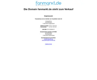 Fanmarkt.de(Zu Verkaufen) Screenshot