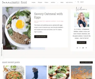 FannetasticFood.com(Healthy Lifestyle & Recipe Food Blog) Screenshot