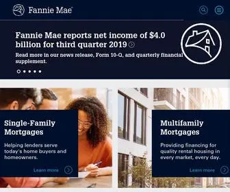 Fanniemae.com(Fannie Mae) Screenshot