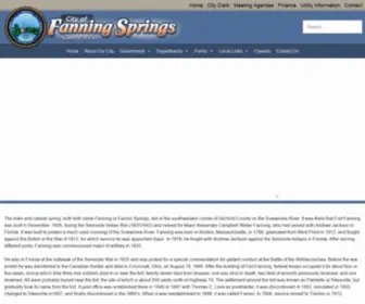 Fanningsprings.org(Fanning Springs) Screenshot