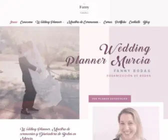 Fannybodas.com(Wedding Planner en Murcia ▷ Organización de bodas) Screenshot