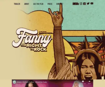 Fannythemovie.com(The Right To Rock) Screenshot