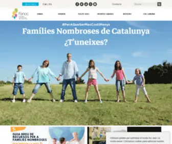 Fanoc.org(Associació de Famílies Nombroses de Catalunya) Screenshot