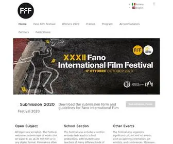 Fanofilmfestival.it(Fano international film festival cortometraggi video vhs 35mm betacam concorsi cinema fano pesaro recensioni film) Screenshot